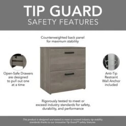 City Park 2 Drawer Lateral File Cabinet By Kathy Ireland Home - Dark Gray Hickory 30 City Park 2 Drawer Lateral File Cabinet By Kathy Ireland Home - Dark Gray Hickory -Kathy Ireland 0774316e 586e 4dd8 bcfa aef297287aa1