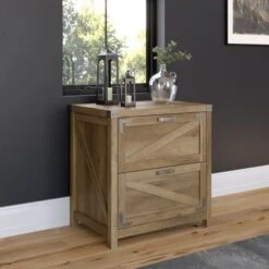 Cottage Grove 2 Drawer Lateral File Cabinet By Bush Furniture - Reclaimed Pine