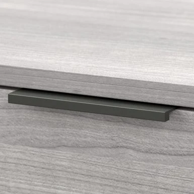 Atria Small Nightstand With Drawer And Shelves By Bush Furniture - Charcoal Gray 22 Atria Small Nightstand With Drawer And Shelves By Bush Furniture - Charcoal Gray - Image 20