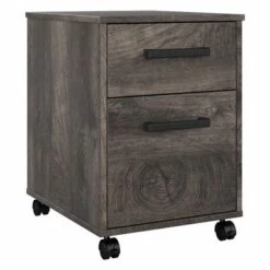 City Park 2 Drawer Mobile File Cabinet By Kathy Ireland Home - Driftwood Gray -Kathy Ireland 12d7736e 8a9d 4940 9689 706f3a09a38e