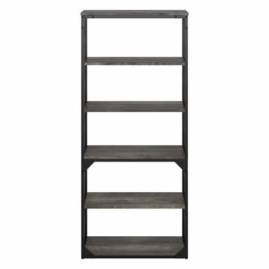 City Park Industrial 5 Shelf Bookcase By Kathy Ireland Home - Driftwood Gray 21 City Park Industrial 5 Shelf Bookcase By Kathy Ireland Home - Driftwood Gray - Image 20