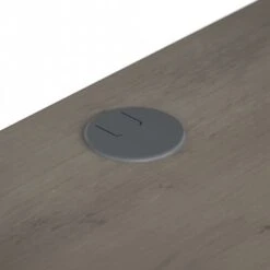 City Park 60W Writing Desk With Drawers By Kathy Ireland Home - Dark Gray Hickory -Kathy Ireland 1bfc48ab c00a 461b bd03 db5b1c81487d