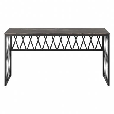 City Park 60W Industrial Writing Desk By Kathy Ireland Home - Dark Gray Hickory 21 City Park 60W Industrial Writing Desk By Kathy Ireland Home - Dark Gray Hickory - Image 19