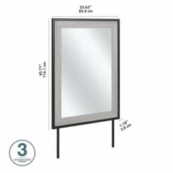 Atria Bedroom Mirror By Bush Furniture - Platinum Gray 36 Atria Bedroom Mirror By Bush Furniture - Platinum Gray -Kathy Ireland 20ff1069 6466 4164 8652 1ea8fdb36fad