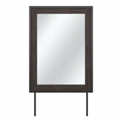 Atria Bedroom Mirror By Bush Furniture - Charcoal Gray -Kathy Ireland 24f96fd0 67d8 41a6 91d9 b6b563549e1f