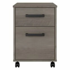 City Park 2 Drawer Mobile File Cabinet By Kathy Ireland Home - Driftwood Gray -Kathy Ireland 255e0ee7 6e1a 4b55 82f8 7b2968d66f65