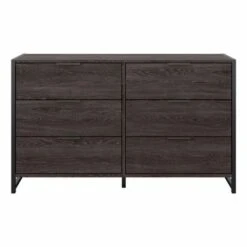 Atria 6 Drawer Dresser By Bush Furniture - Modern Hickory -Kathy Ireland 32e73f6b 39b3 4e6c ba10 48fc77dba793