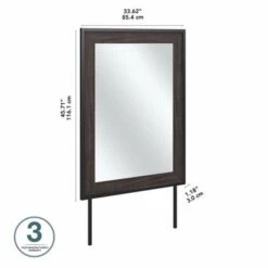 Atria Bedroom Mirror By Bush Furniture - Platinum Gray 29 Atria Bedroom Mirror By Bush Furniture - Platinum Gray -Kathy Ireland 46622ec0 b526 4bd7 ade5 f6c1ba00b84e