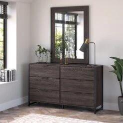 Atria Bedroom Mirror By Bush Furniture - Modern Hickory 24 Atria Bedroom Mirror By Bush Furniture - Modern Hickory -Kathy Ireland 499e7e34 9522 4237 a1ab 341a2f92060b