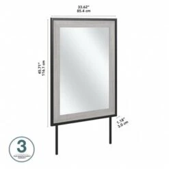 Atria Bedroom Mirror By Bush Furniture - Modern Hickory 36 Atria Bedroom Mirror By Bush Furniture - Modern Hickory -Kathy Ireland 4c37dcae 6aac 4851 9ebb be28a7fbcfb0