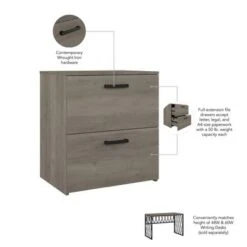 City Park 2 Drawer Lateral File Cabinet By Kathy Ireland Home - Dark Gray Hickory 29 City Park 2 Drawer Lateral File Cabinet By Kathy Ireland Home - Dark Gray Hickory -Kathy Ireland 511f4a0c d71c 4488 a132 4f9c3c00e2f7