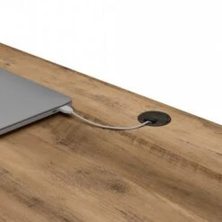 Cottage Grove 60W L Shaped Desk With File Cabinet By Bush Furniture - Restored Gray -Kathy Ireland 51ed1f08 cc59 4090 aef4 2035bb47b40d