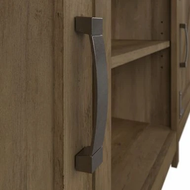 Cottage Grove 65W Farmhouse Entertainment Center By Bush Furniture - Restored Gray 18 Cottage Grove 65W Farmhouse Entertainment Center By Bush Furniture - Restored Gray - Image 16