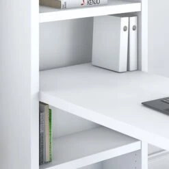 Office By Kathy Ireland® Echo 56W Bookcase Desk, Pure White/Pure White (KI60107-03) 10 Office By Kathy Ireland® Echo 56W Bookcase Desk, Pure White/Pure White (KI60107-03) -Kathy Ireland 5E431FEA 7993 47AB 9F15F125EA32B6C9 s7