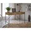 Ironworks 48W Writing Desk From Kathy Ireland Home By Bush Furniture - Vintage Golden Pine -Kathy Ireland 69592ee1 204f 4241 8997 1846230789ff