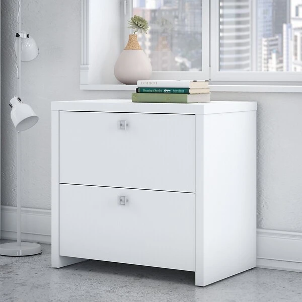 Office By Kathy Ireland® Echo Lateral File Cabinet, Pure White/Pure White (KI60102-03) 3 Office By Kathy Ireland® Echo Lateral File Cabinet, Pure White/Pure White (KI60102-03)