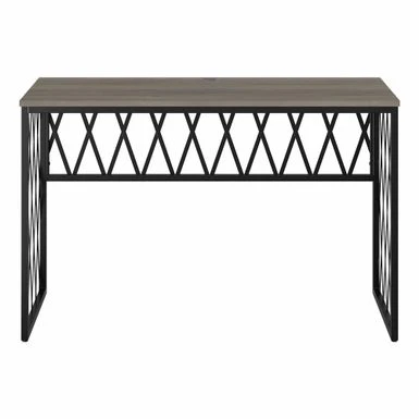 City Park 48W Industrial Writing Desk By Kathy Ireland Home - Driftwood Gray 7 City Park 48W Industrial Writing Desk By Kathy Ireland Home - Driftwood Gray - Image 5
