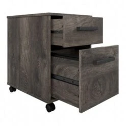 City Park 60W Writing Desk With Drawers By Kathy Ireland Home - Dark Gray Hickory -Kathy Ireland 7c405a8d 1e0c 41e5 a406 045433cdf2f2