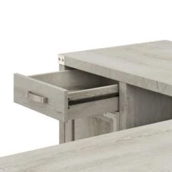 Cottage Grove L Desk With File Cabinet And Bookcase By Bush Furniture - Cottage White -Kathy Ireland 84450a43 8520 401b 8d61 104ebe693eff