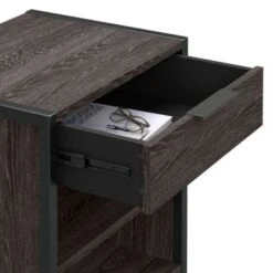 Atria 5-piece Bedroom Set With Full/Queen Headboard By Bush Furniture - Modern Hickory -Kathy Ireland 8656957e 096f 413b 8ceb ab6ac9f4031b