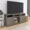 Cottage Grove 65W Farmhouse TV Stand For 75 Inch TV By Bush Furniture - Restored Gray -Kathy Ireland 8e515ac0 87fd 4670 b9fd 8b7f28555532