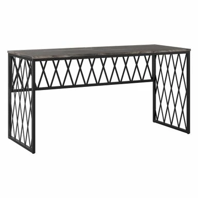 City Park 60W Industrial Writing Desk By Kathy Ireland Home - Dark Gray Hickory 18 City Park 60W Industrial Writing Desk By Kathy Ireland Home - Dark Gray Hickory - Image 16