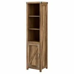 Cottage Grove Tall Narrow 5 Shelf Bookcase With Door By Bush Furniture - Restored Gray 35 Cottage Grove Tall Narrow 5 Shelf Bookcase With Door By Bush Furniture - Restored Gray -Kathy Ireland 9a482580 ecbc 4fbc 8632 6e55ca1cddc0