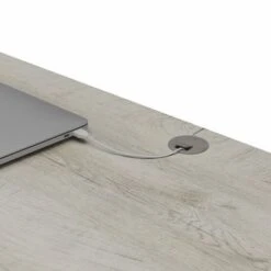 Cottage Grove L Desk With File Cabinet And Bookcase By Bush Furniture - Cottage White -Kathy Ireland 9bbb4891 78d8 4d1e a79e 9a9b0792f8e3