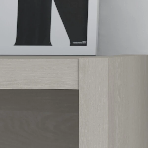 Office By Kathy Ireland® Echo 5 Shelf Bookcase, Gray Sand (KI60204-03) 7 Office By Kathy Ireland® Echo 5 Shelf Bookcase, Gray Sand (KI60204-03) - Image 5