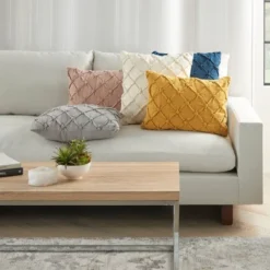 Pin Tuck Throw Pillow - Kathy Ireland Home