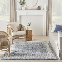 Kathy Ireland American Manor Bordered Floral Indoor Area Rug -Kathy Ireland GUEST 7b845511 8795 4342 bbfd 06e464711ed7