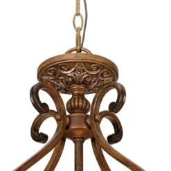 Kathy Ireland Sterling Estate Golden Bronze Pendant Chandelier 26 1/2" Wide Rustic Champagne Bowl Shade 3-Light Fixture For Dining Room Kitchen Island -Kathy Ireland GUEST 8242ab50 e2cb 45a0 960c 052976bcc436