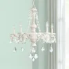 Kathy Ireland Chateau De Conde Antique Rubbed White Pendant Chandelier 26" Wide French Crystal 5-Light Fixture For Dining Room House Kitchen Island -Kathy Ireland GUEST a5e27629 be9b 4373 9cf2 0e7d81888352