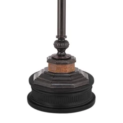 Kathy Ireland Sonnett Vintage Rustic Floor Lamp With Black Riser 68" Tall Bronze Metal Faux Marble Ivory Linen Bell Shade For Living Room Bedroom Home 8 Kathy Ireland Sonnett Vintage Rustic Floor Lamp With Black Riser 68" Tall Bronze Metal Faux Marble Ivory Linen Bell Shade For Living Room Bedroom Home -Kathy Ireland GUEST ce26176a d0a2 411d 9756 038422c04f6e