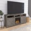Cottage Grove 65W Electric Fireplace TV Stand By Bush Furniture - Restored Gray