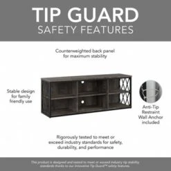 City Park Industrial TV Stand For 70 Inch TV By Kathy Ireland Home - Dark Gray Hickory 40 City Park Industrial TV Stand For 70 Inch TV By Kathy Ireland Home - Dark Gray Hickory -Kathy Ireland a1e93349 d101 40ff a8f8 017442f1d24e