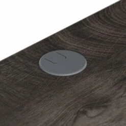 City Park 60W Writing Desk With Drawers By Kathy Ireland Home - Dark Gray Hickory -Kathy Ireland a320d7d1 9b20 4e48 826d 5f12a7e001d9