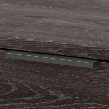 Atria Small Nightstand With Drawer And Shelves By Bush Furniture - Platinum Gray 11 Atria Small Nightstand With Drawer And Shelves By Bush Furniture - Platinum Gray - Image 9