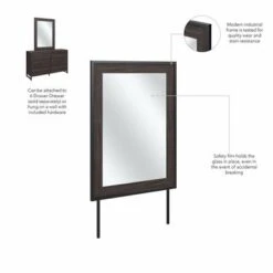 Atria Bedroom Mirror By Bush Furniture - Platinum Gray 27 Atria Bedroom Mirror By Bush Furniture - Platinum Gray -Kathy Ireland ae89a0d6 17b8 44ff 8c6c 445e9583a734