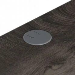 City Park 60W Industrial L Shaped Desk By Kathy Ireland Home - Driftwood Gray -Kathy Ireland b349a8b9 c29d 411d 83e1 6d8b0e934b83