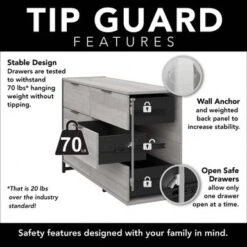 Atria 5-piece Bedroom Set With Full/Queen Headboard By Bush Furniture - Modern Hickory -Kathy Ireland b9073751 909f 45ee 9e9a c482cbdee941