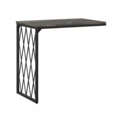 City Park 32W Desk Return By Kathy Ireland Home - Dark Gray Hickory -Kathy Ireland b9fdb21e 890f 4d8a 947c 77e77ba46f65