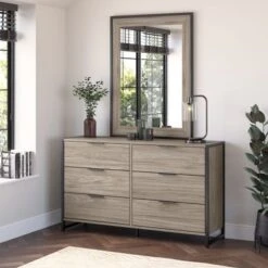 Atria Bedroom Mirror By Bush Furniture - Modern Hickory 39 Atria Bedroom Mirror By Bush Furniture - Modern Hickory -Kathy Ireland c19c22da 5b0d 42ad 9c0e 64d91b01d86e