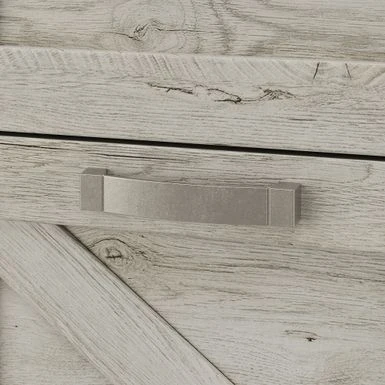 Cottage Grove L Desk With File Cabinet And Bookcase By Bush Furniture - Reclaimed Pine 9 Cottage Grove L Desk With File Cabinet And Bookcase By Bush Furniture - Reclaimed Pine - Image 7