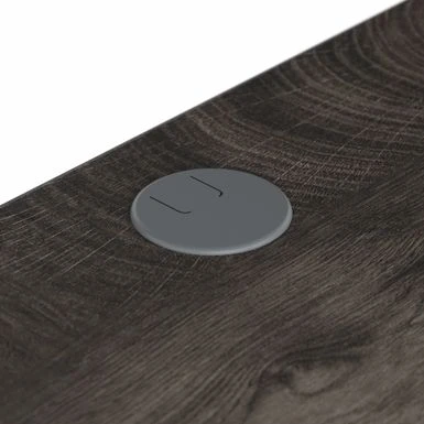 City Park 60W L Shaped Desk With Drawers By Kathy Ireland Home - Driftwood Gray 17 City Park 60W L Shaped Desk With Drawers By Kathy Ireland Home - Driftwood Gray - Image 15