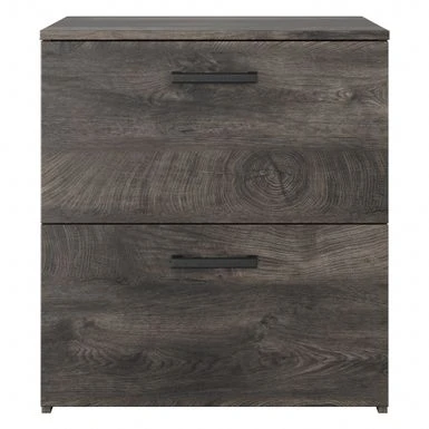 City Park 2 Drawer Lateral File Cabinet By Kathy Ireland Home - Dark Gray Hickory 19 City Park 2 Drawer Lateral File Cabinet By Kathy Ireland Home - Dark Gray Hickory - Image 17