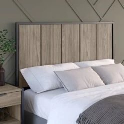 Atria Full/Queen Size Headboard By Bush Furniture - Modern Hickory