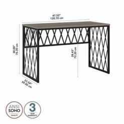 City Park 48W Industrial Writing Desk By Kathy Ireland Home - Driftwood Gray 34 City Park 48W Industrial Writing Desk By Kathy Ireland Home - Driftwood Gray -Kathy Ireland ce1a616b 909e 481a a212 b46cbd90a80e