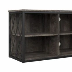 City Park Industrial TV Stand For 70 Inch TV By Kathy Ireland Home - Driftwood Gray -Kathy Ireland cf5255dc f9f7 4517 9635 cd5255970417