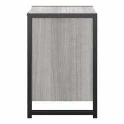 Atria Small Nightstand With Drawer And Shelves By Bush Furniture - Platinum Gray 38 Atria Small Nightstand With Drawer And Shelves By Bush Furniture - Platinum Gray -Kathy Ireland ebd2bde1 64dc 49fb a4c3 f5b42cd279ca